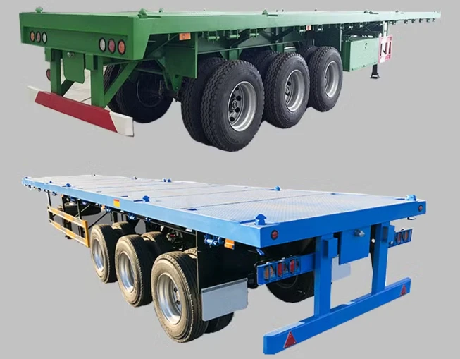 Used 2 Axle-4 Axle 40 20ft Flatbed Truck manufacturers
